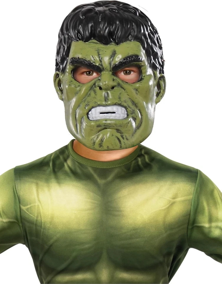 Accesorio de Disfraz Máscara Infantil Rubie's Marvel Avengers Hulk Deluxe, Talla Única, Gr Foto 3 de 4