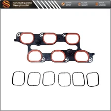 Intake Manifold Gasket Set Lower Upper For 2010-17 Chevrolet Cadillac GMC 3.6L