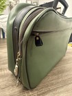 1960 Made in Japan Green Vinyl Soft-Sided Suitcase 18" — photo 8