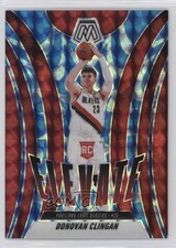 2024-25 Panini Mosaic Elevate Reactive Blue Prizm 82/99 Donovan Clingan #6 2l4