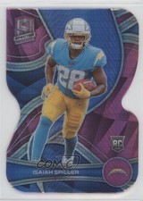 2022 Panini Spectra Rookies Neon Pink Prizm Die-Cut 9/20 Isaiah Spiller #144 2g6