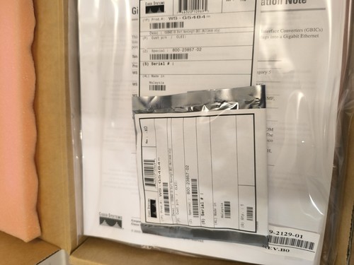 cisco WS-G5484 - 1000BASE-SX GBIC module - Afbeelding 2 van 3