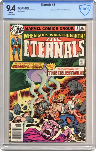 Eternals #2 CBCS 9.4 1976 21-254A14C-009