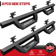 For 19-26 Dodge Ram 1500 Crew Cab New Body BLK Running Board Drop Nerf Bar BHZ