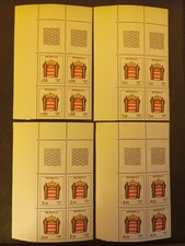 MONACO Timbres Taxe N°83 à 86 NEUFS** – Blocs x4 Coins de Feuille -