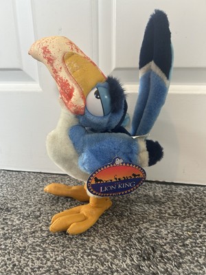Vintage Disney Store Der König der Löwen - Zazu - weiches Plüschtier Puppe (Walt Company)