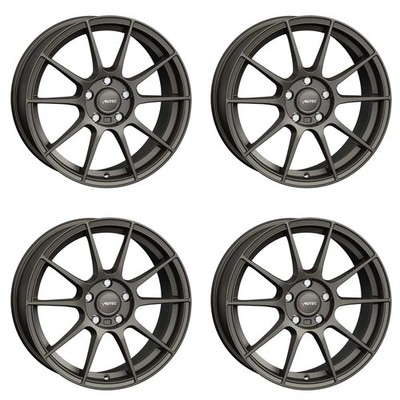 4 Autec Wizard Felgen 8,0x18 5x108 GUN für Jaguar XJ XE XF X-Type S-Type Aluräde