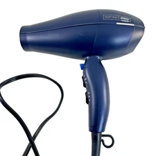 Conair InfinitiPRO Hair Dryer 1875W – Blue Fast-Drying Ionic Blow Dryer