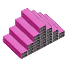 2 Pack Staples for Stapler 26/6 Standard 1/4 Inch Length Staples Rose Red