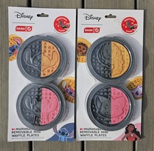 DASH DISNEY PRINCESS/STITCH & ANGEL MINI WAFFELTELLER -- NEU!!
