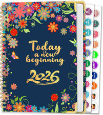 Planner Calendario 2026 – Agenda Settimanale E Mensile Rigida 15,8×21,7 Cm, Desi