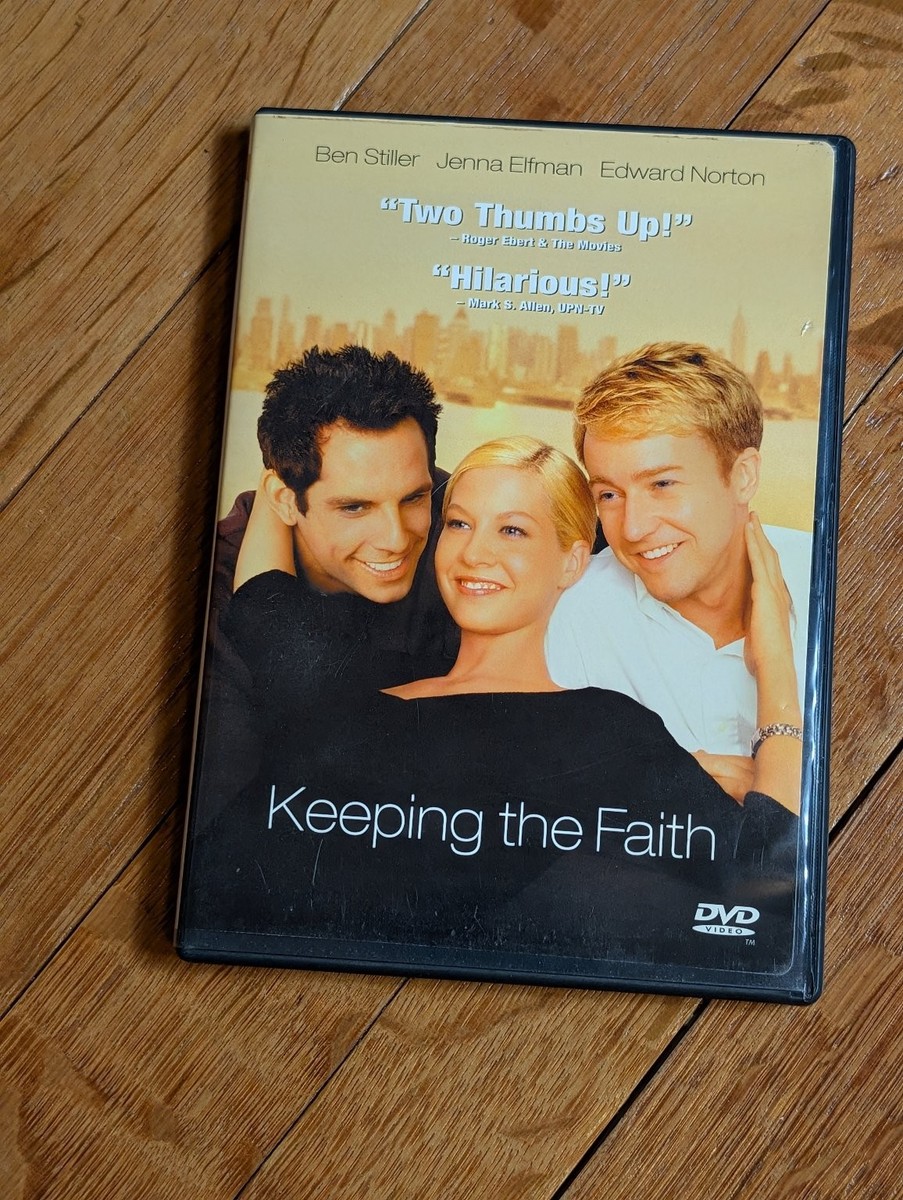 Keeping the Faith DVD 2000 Ben Stiller Edward Norton Romantic