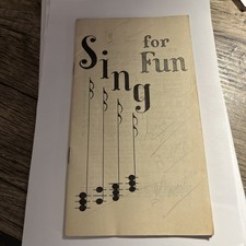 VTG SING FOR FUN MUSIC BOOKLET FROM THE PROGRESSIVE FARMER 31 PAGES