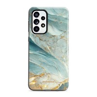 HandyhüLle FüR Galaxy A52 Mobiwear Case Cover SchutzhüLle Etui HüLle Tasche Azur