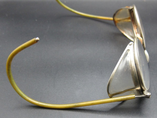 Vintage American Optical FUL-VUE AO Plastic Side Shield Safety Glasses Steampunk