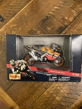 Maisto Honda Rcv211v Valentino Rossi 46 1:18 New REPSOL THE DOCTOR NEW IN BOX