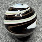 Handmade Marble Gold Lutz ( Corkscrew - Spiral ) 1 Inch +-  (S17) — photo 3