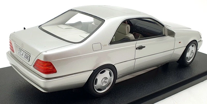 Cult Models 1/18 Scale CML079-1 - Mercedes-Benz 600 SEC C140 1992 Silver - Image 2 of 4