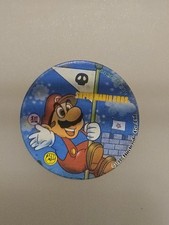 1985 Super Mario Bros. Round Menko — Mario-Themed Item C000455