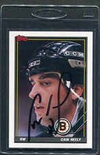 1991 Topps Cam Neely #192 Signed Autograph Auto Bruins