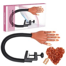 Practice Hand for Acrylic Nails, Professional Nail Nail...