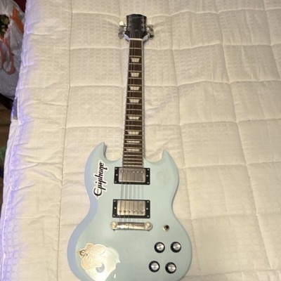 Epiphone SG Light Blue Solid Body Electric Guitar 6 String Right-Handed