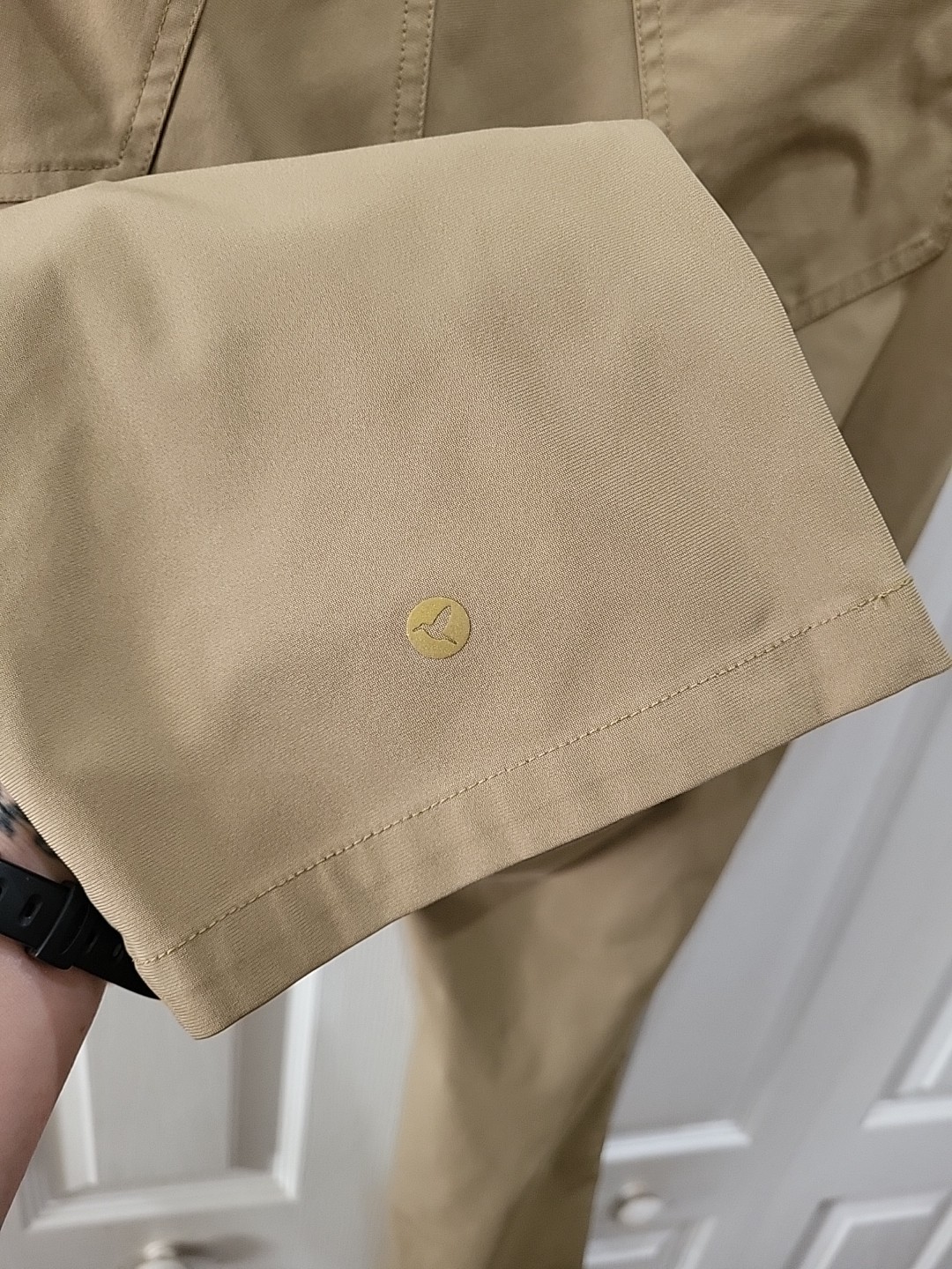 Bird dogs Pants Men 34x34 (Fit 36x31) Beige Khaki Performance Polyester Stretch