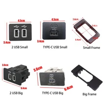 For Ford F-150 SYNC 3 Upgrade 2 USB Type-C Hub USB Interface Module Hub