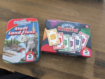 2 kleine Spiele: Stadt, Land, Fluss und Karten-Kniffel