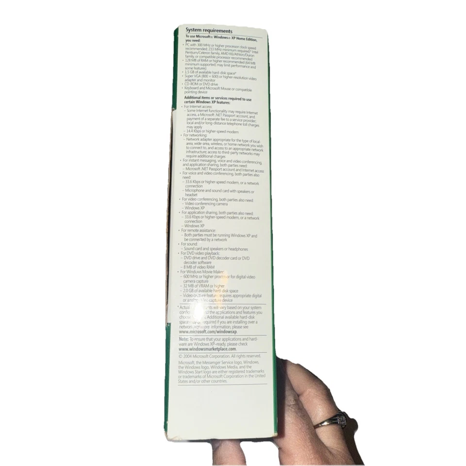 MICROSOFT WINDOWS XP HOME w/SP2 FULL OPERATING SYSTEM OS MS WIN 2002 - Image 3 of 3