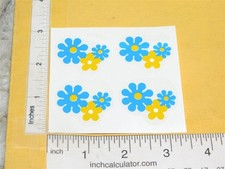 4 Set Tonka Dune Buggy Hood Flowers Replacement Sticker Set TK-295