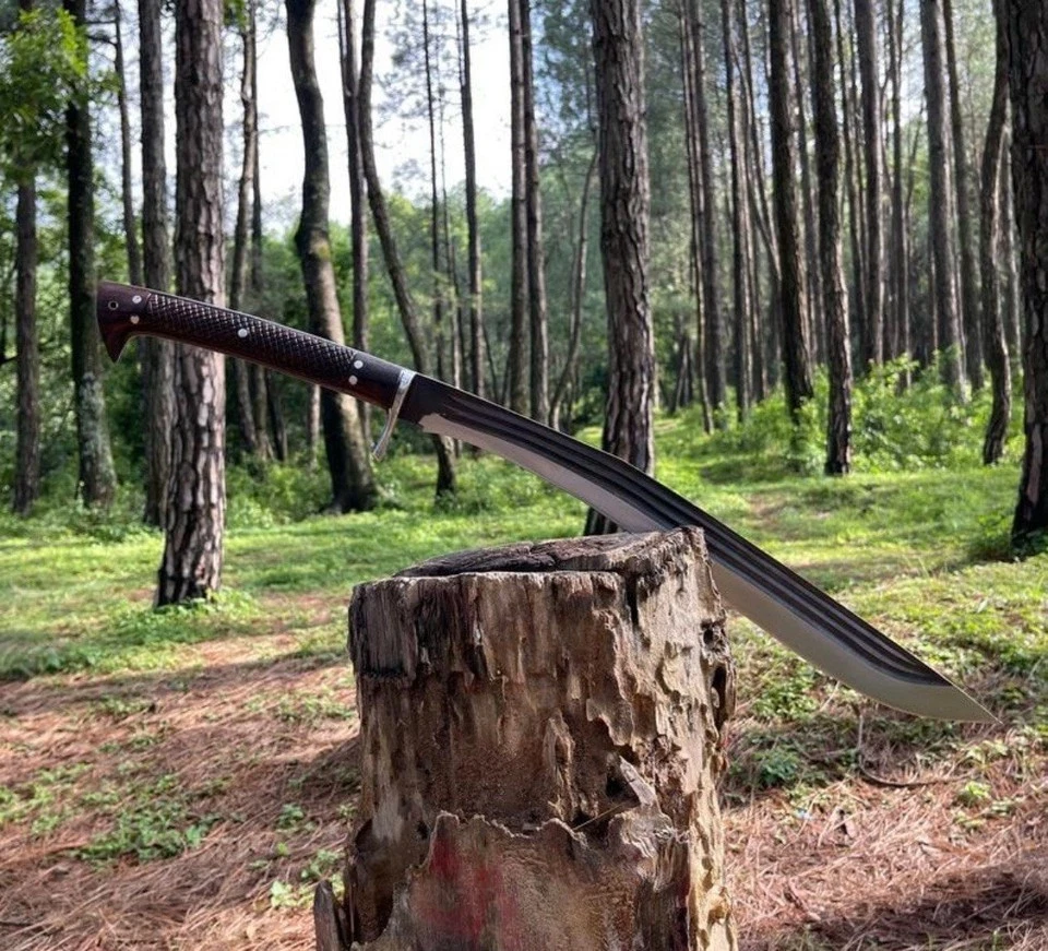 Survival Viking Sword | 32'' Handmade Carbon Steel Blade | Hunting Camping Sword - Image 2 of 4