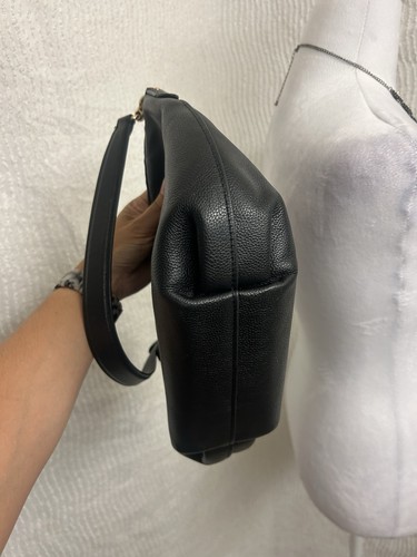 Coach Small Skylar Hobo Black Leather Shoulder Bag Gold Hardware Purse - Picture 8 of 21