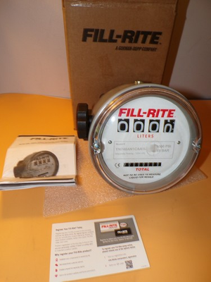 #ad FILL RITE TN740AN1CAA1LAI 23 38 LPM 4 Digit Mechanical Fuel Meter *LITERS* $657.50