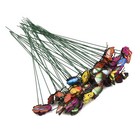 50PCS Garden Stakes Butterflies Fairy Glass Ornament Patio Yard Outdoor Decor-UK