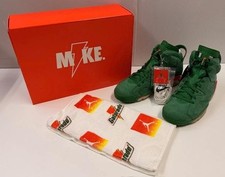 NIKE AIR JORDAN 6 RETRO GATORADE GREEN Men's 27cm w/towel k46