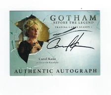 Cryptozoic Gotham Season 1 autograph card Carol Kane CK
