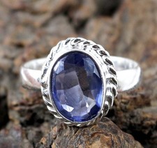 Natural 6.05 Ct Ceylon Blue Sapphire Oval Cut Gemstone Certified Ring See Video
