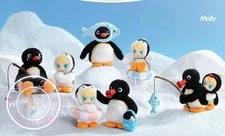 Authentic Baby Molly × PINGU Happy Fishing Series Plush Blind Box Confirmed
