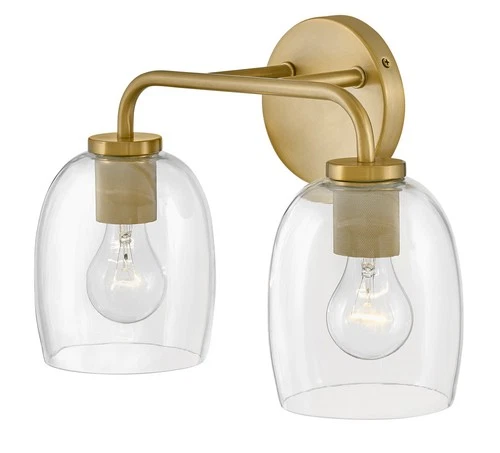 Lark 85012 Percy 2 Light 15"W Bathroom Vanity Light - Picture 4 of 13