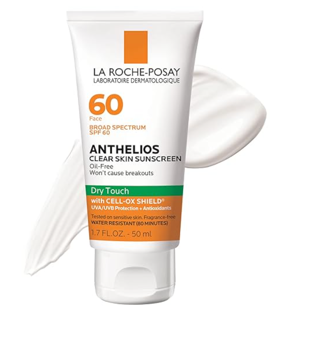 La Roche-Posay Anthelios Clear Skin SPF60 Dry Touch Sunscreen 1.7oz