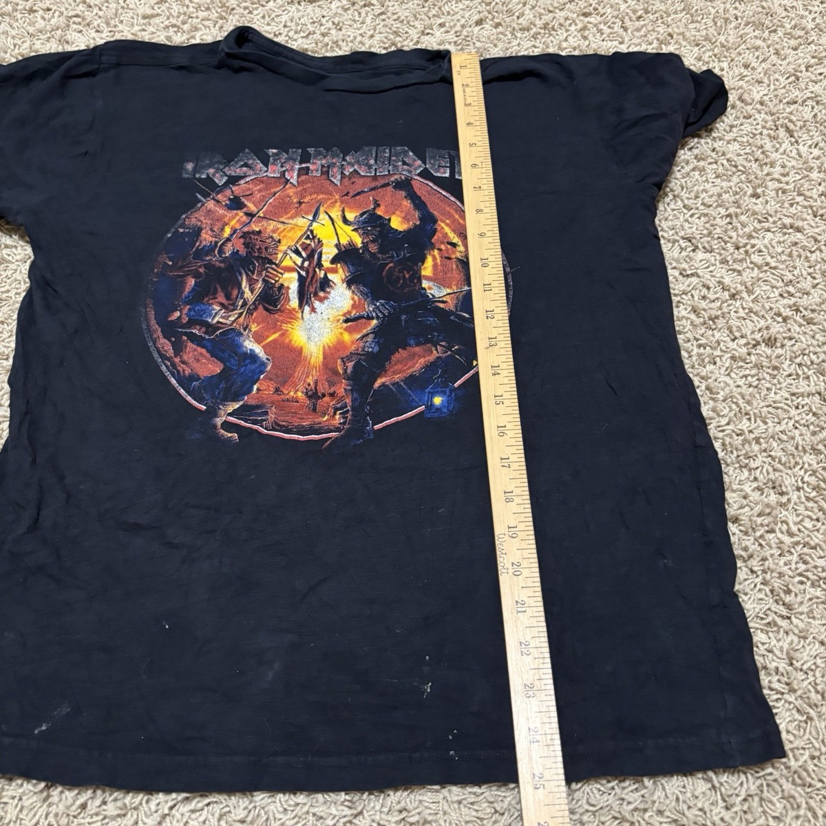 Iron Maiden Legacy of the Beast World Tour 2022 Battle Shirt Small View 3