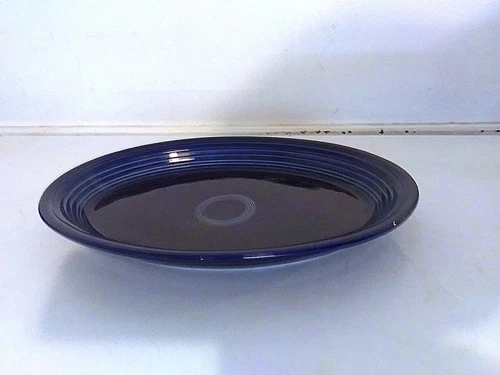 Fiesta Cobalt Blue Oval Serving Platter 13” Homer Laughlin EXCELLENT CONDITION !