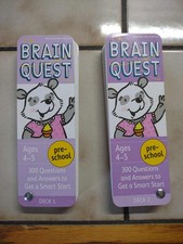 Brain Quest Pre-School Ages 4-5/2 Decks