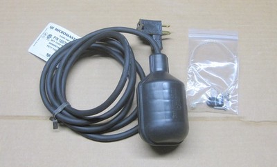 SJE Rhombus MicroMaster 1007890 Pump Float Switch 8' Cord 125V Piggyback Plug