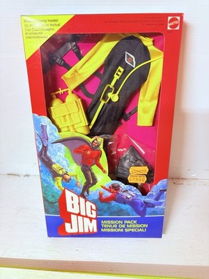 BIG JIM MATTEL MISSION PACK 9397 DEEP SEA PACK DEAD STOCK NEU!!!