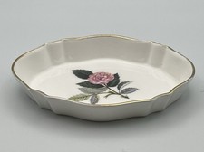 Wedgewood Bone China Hathaway Rose Trinket Dish Excellent Condition
