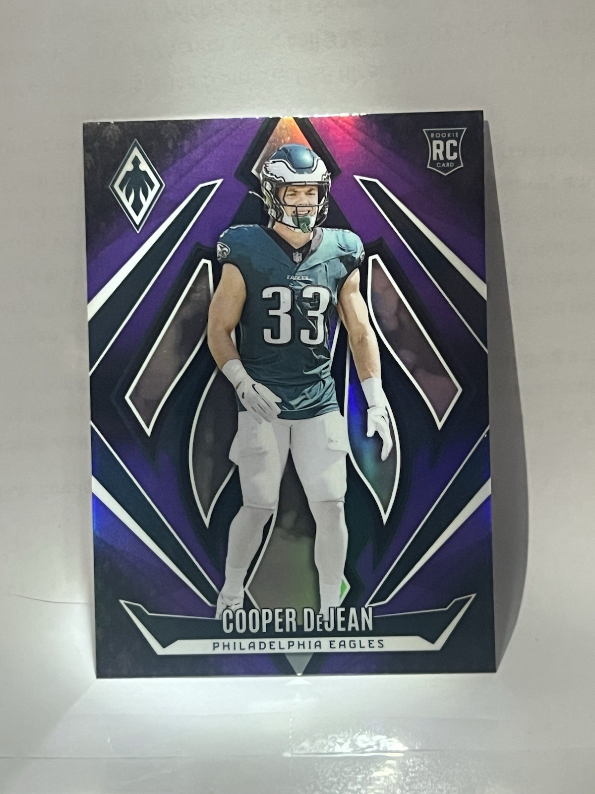 2024 Panini Phoenix - Rookies Cooper DeJean #171 Purple Fade (RC) - Eagles