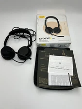 Jabra Evolve2 50 Stereo USB-C Wired On-Ear Headset, MS Teams - Black
