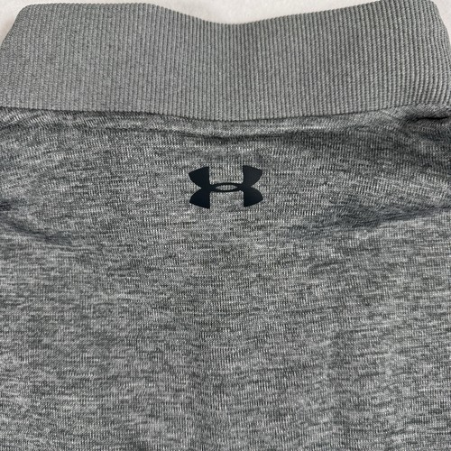 Under Armour 1/4 Zip Pullover Men's XL Gray Loose ColdGear Fleece Lined - Picture 5 of 10
